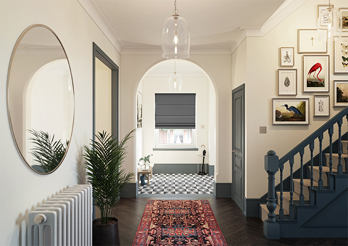 Lyra, Victoria Grey - Twist&Fit Roman Blind - Image 8